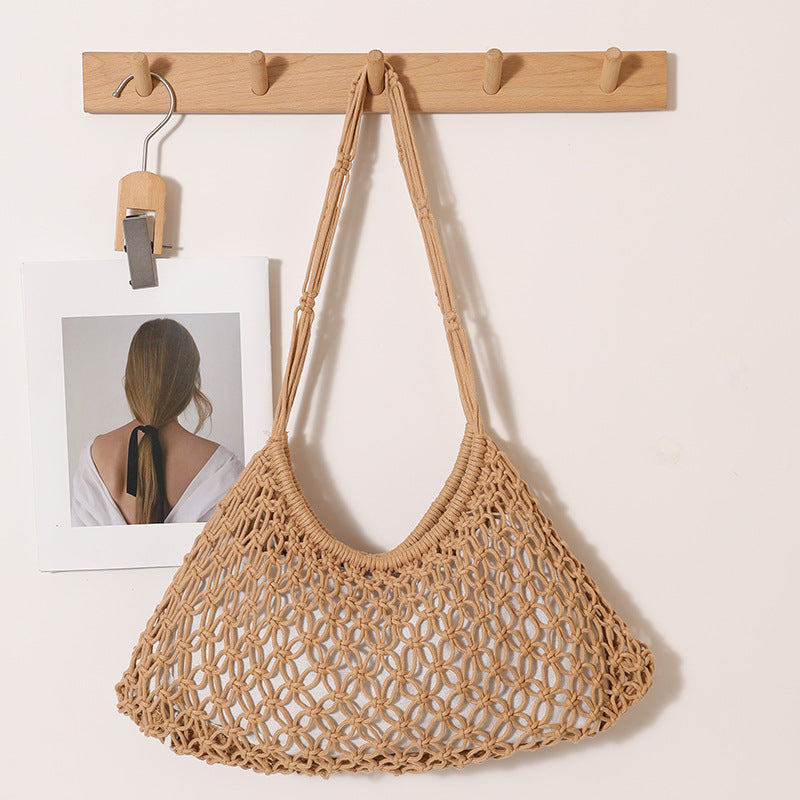 Hand-knotted Macrame Bag LoungeYard — product view 7