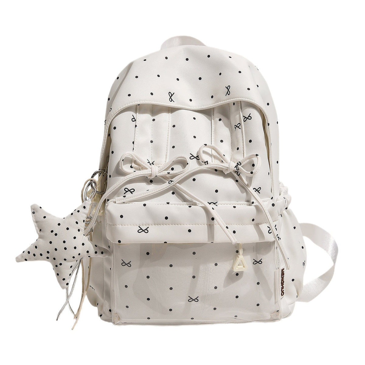 Stylish Polka Dot Pattern Backpack LoungeYard — product view 4