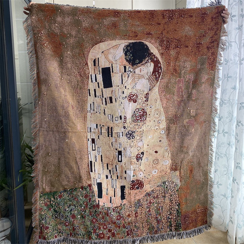 Artistic Woven Throw Blanket — product view 6