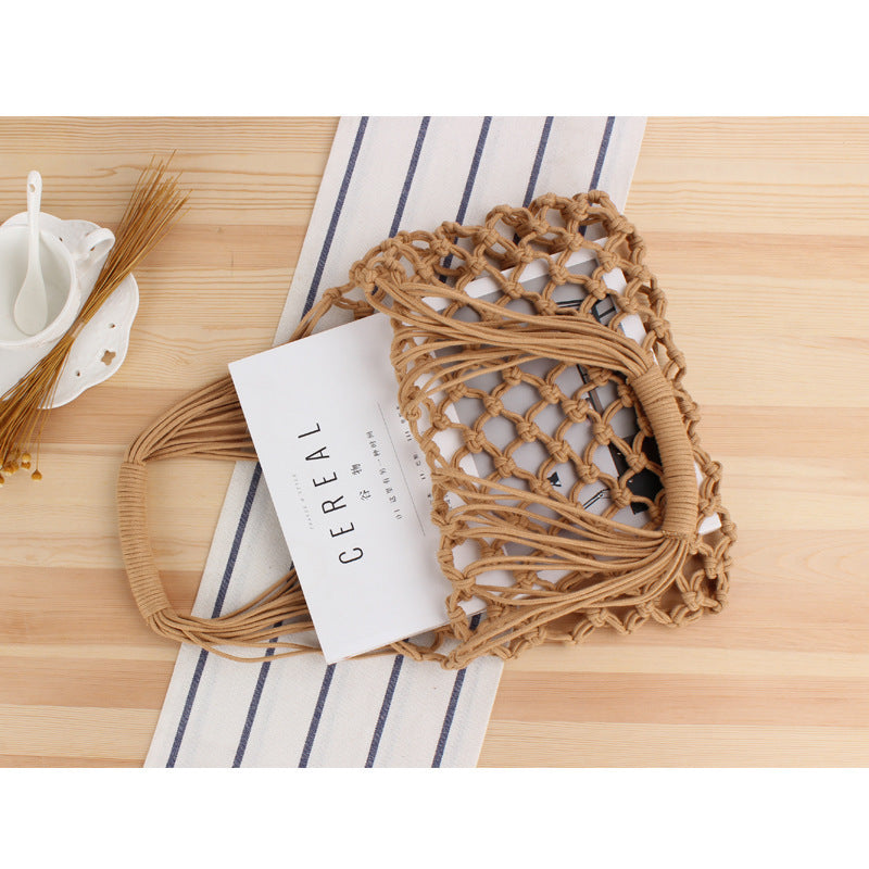 Foldable shopping bag with practical inner pouch LoungeYard — product view 4
