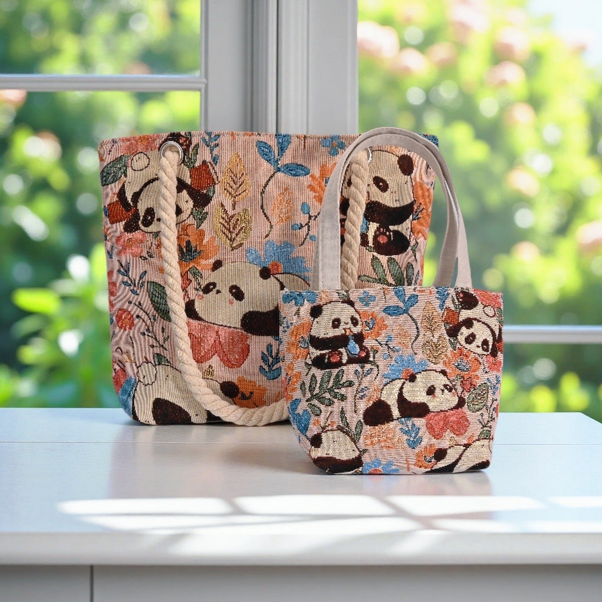 Trendy Handmade Cotton Bag LoungeYard — product view 2
