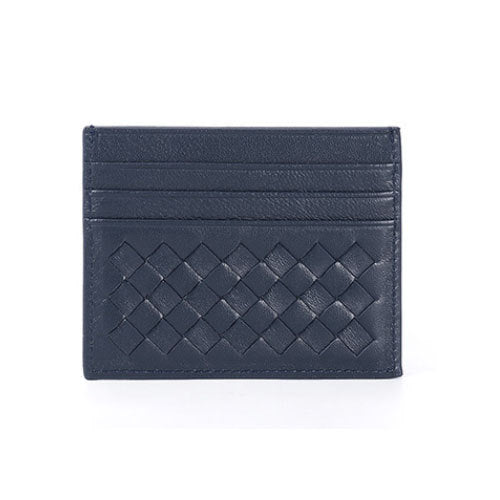 Woven Leather Credit Card Holder LoungeYard — product view 4