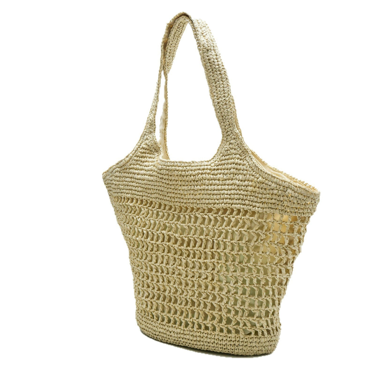 Spacious market bag made of natural material LoungeYard — product view 5
