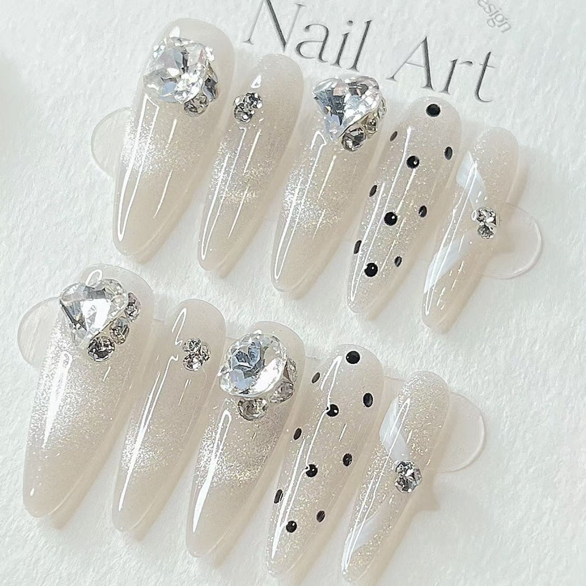 Crystal-Embellished Press-On Nail Set — product view 3