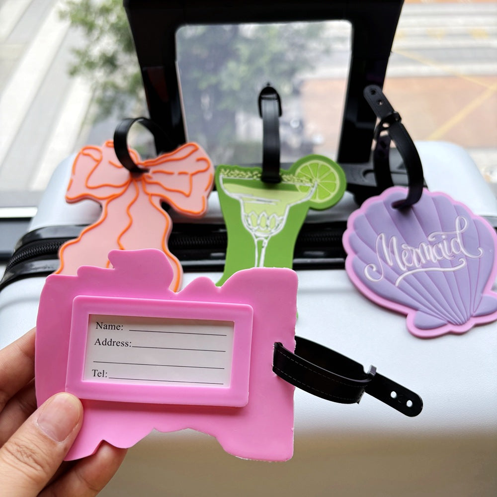 Mermaid Shell Travel Luggage Tag LoungeYard — product view 2