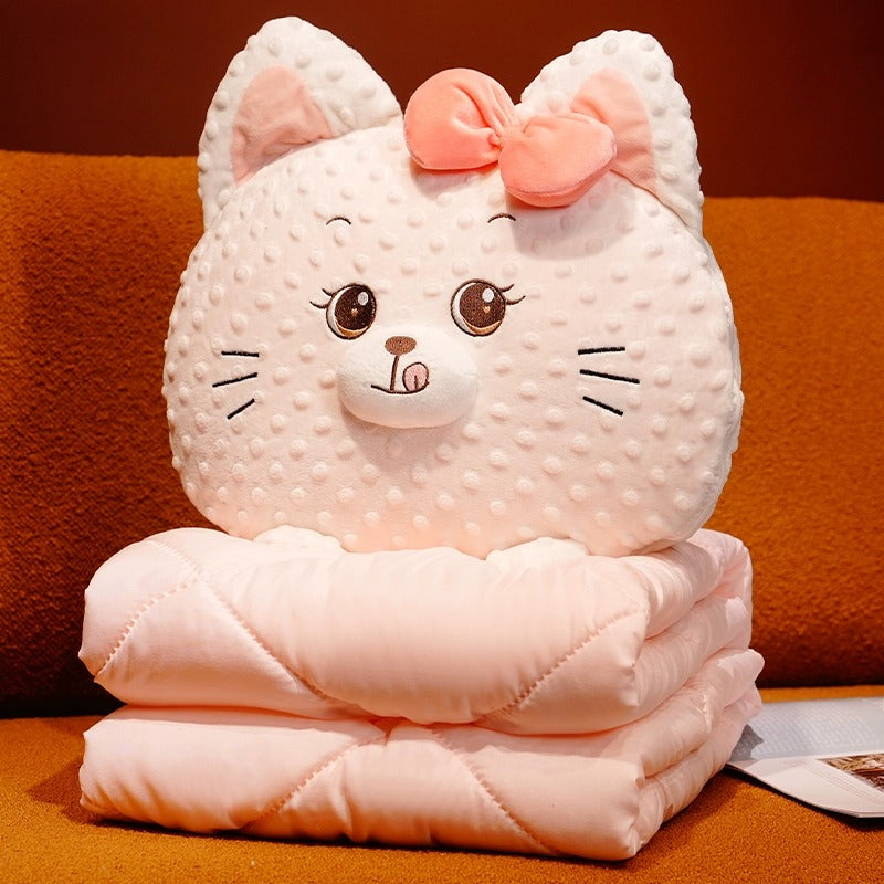 LoungeYard | Cuddle Ready Cute Cartoon Pillow Blanket — product view 6