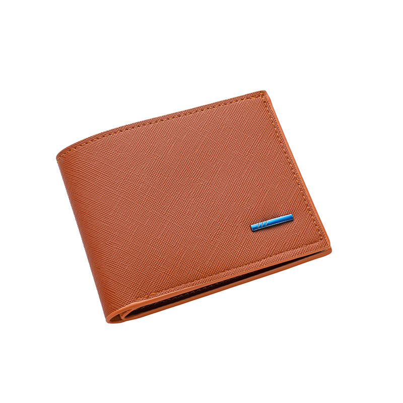 Textured Bi-Fold Leather Wallet LoungeYard — product view 6