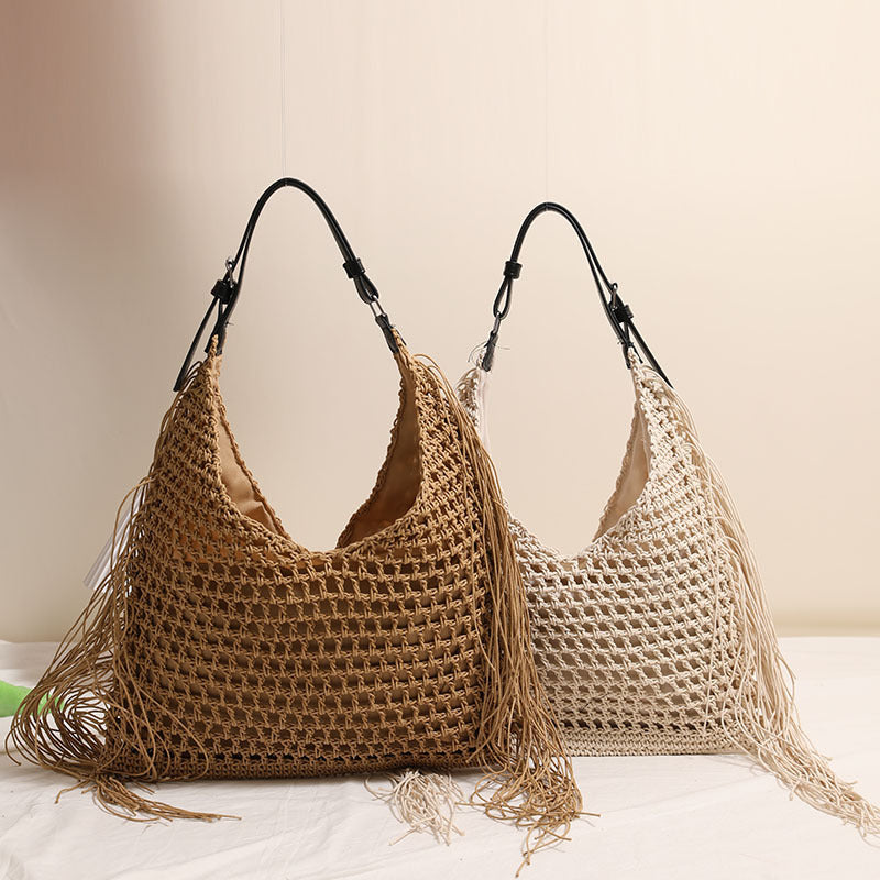 Elegant Handmade Shoulder Bag LoungeYard — product view 2