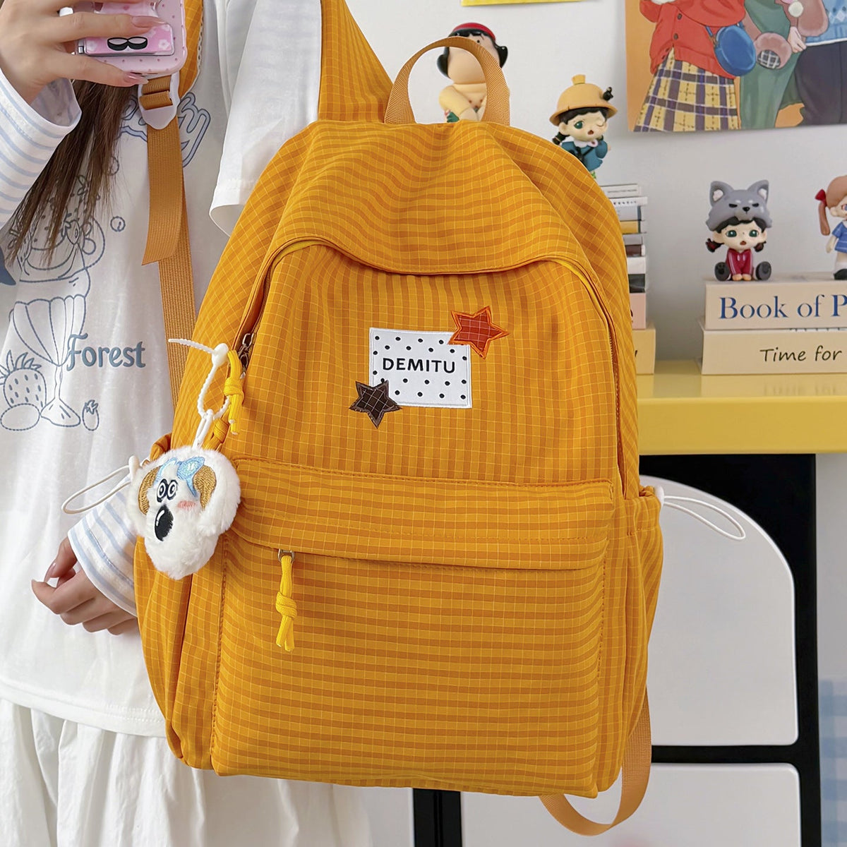 Fun Embroidered Backpack LoungeYard — product view 3