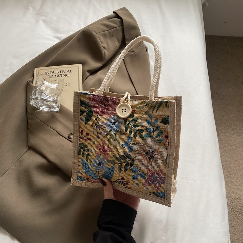 Floral Embellished Mini Tote Bag — product view 7