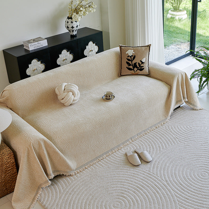 Textured Decorative Sofa Blanket — product view 4