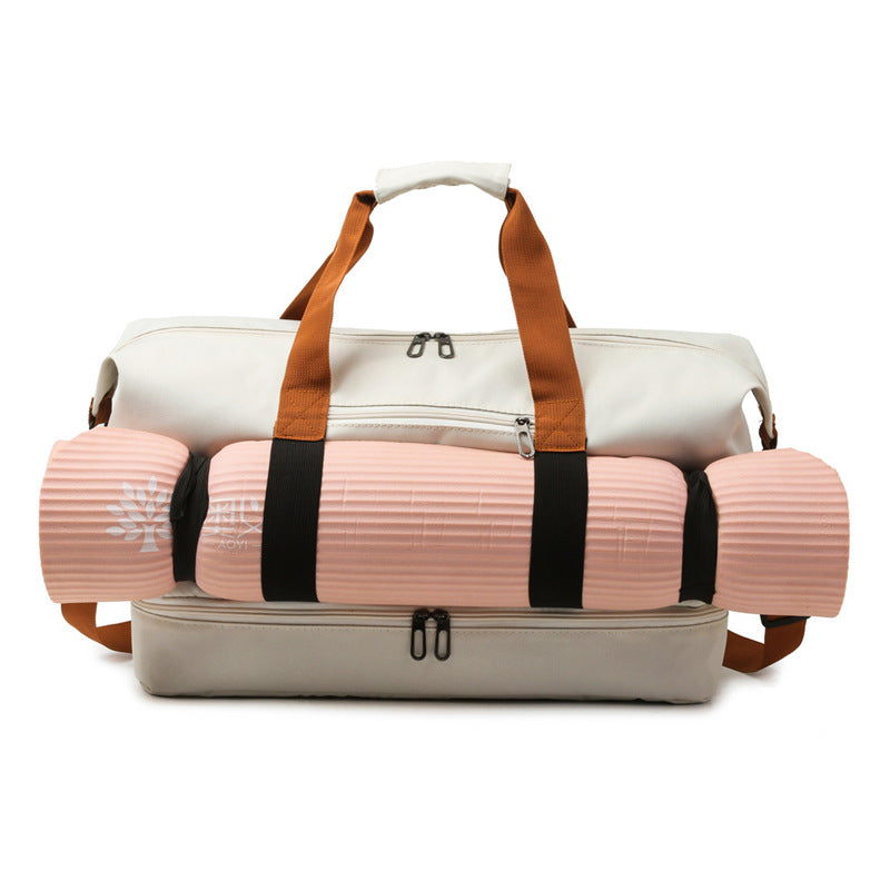 Sporty Travel Bag with Multifunctional Compartments LoungeYard — product view 2