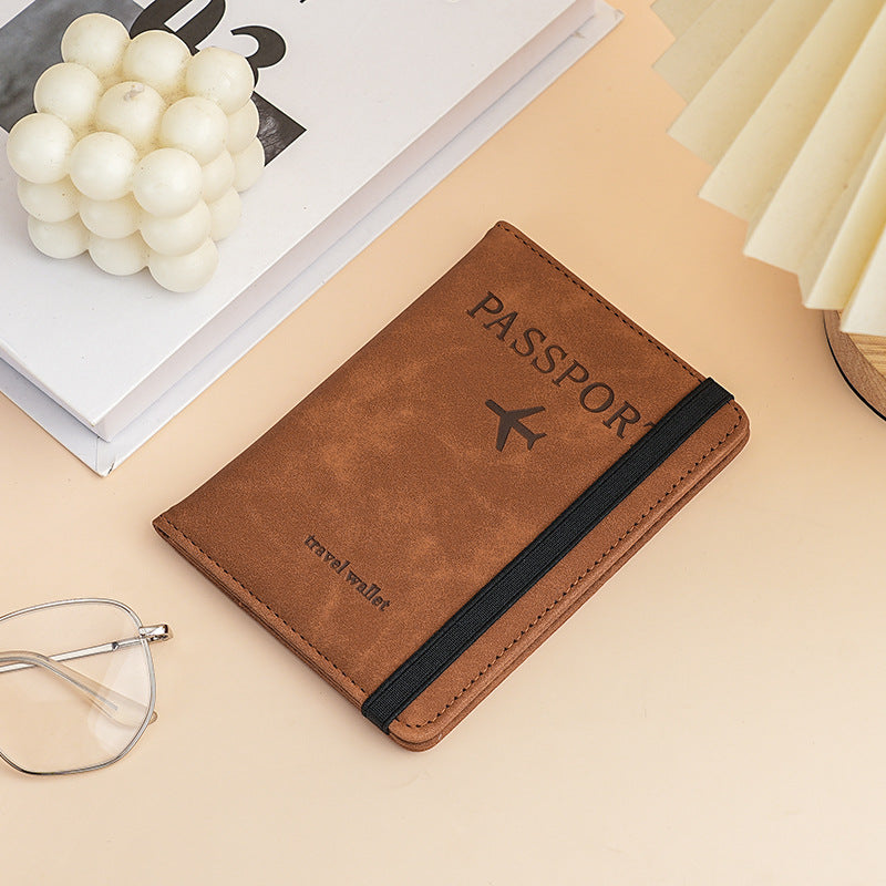Premium Leather Passport Holder — product view 1