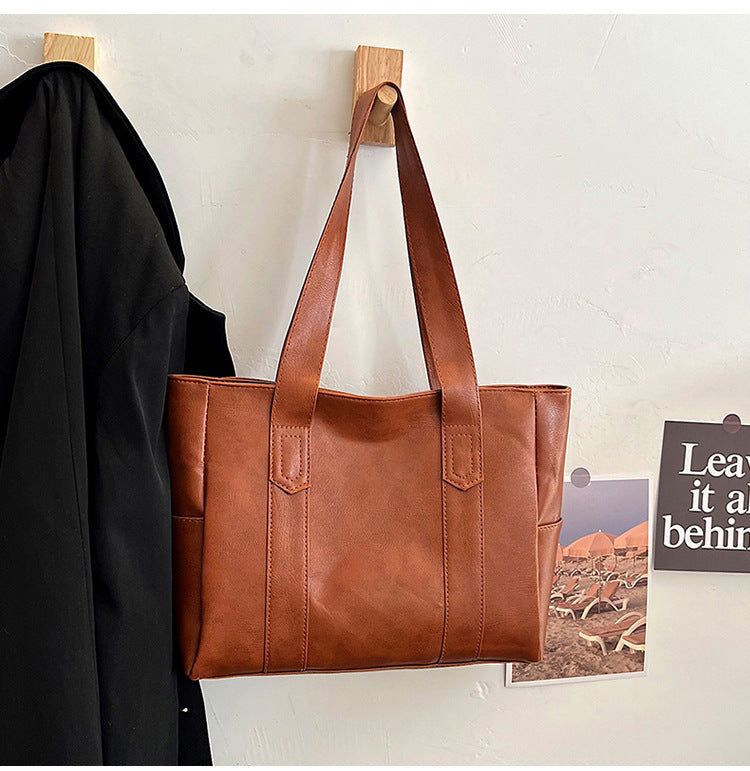 Casual Leather Everyday Tote — product view 1