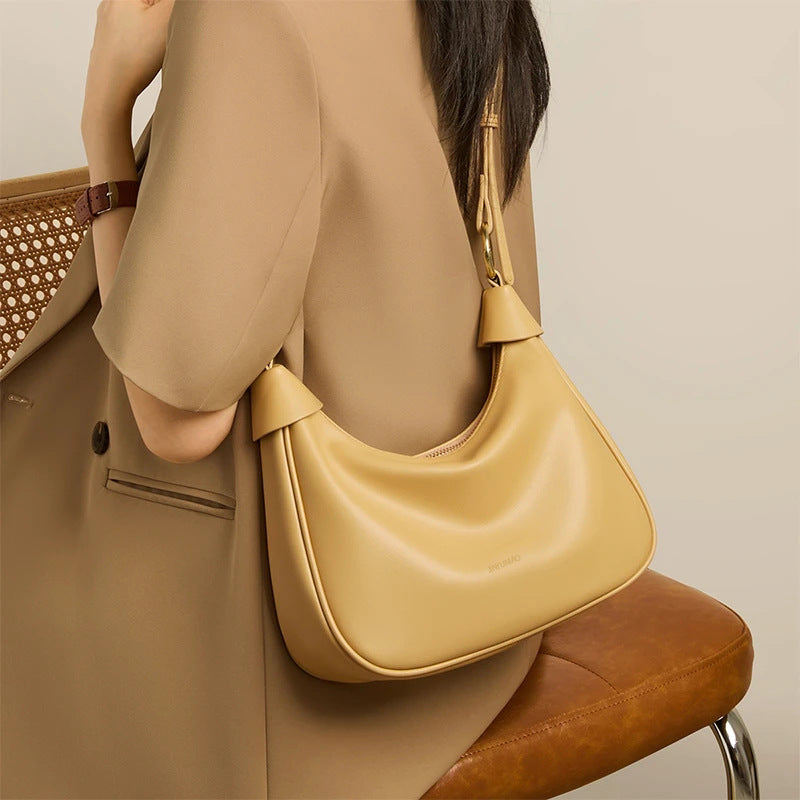 Stylish Curved Shoulder Bag LoungeYard — product view 5