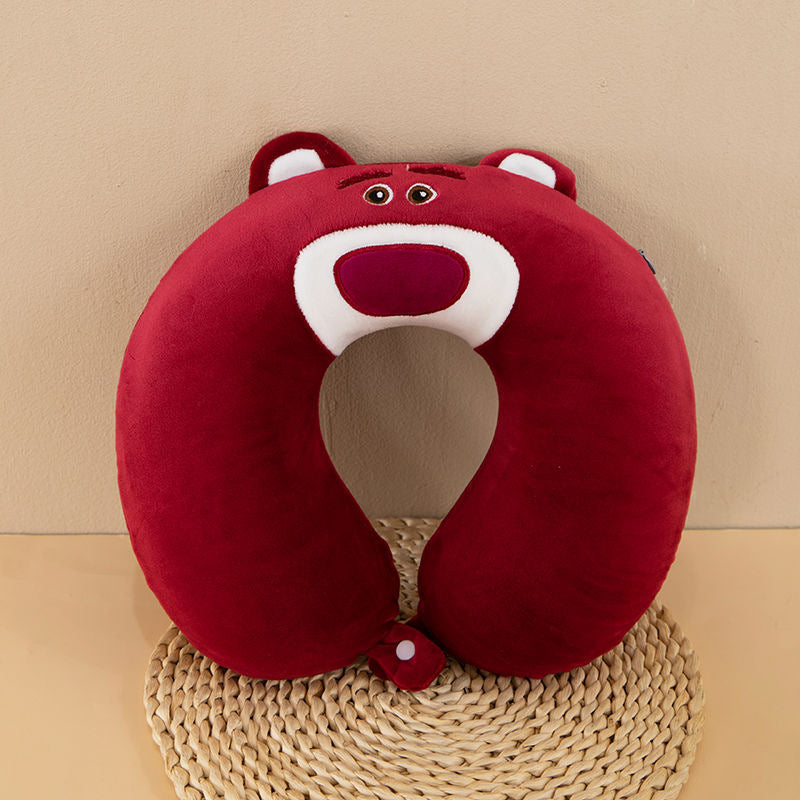 Women's Comfortable Neck Pillow with Funny Design LoungeYard — product view 3