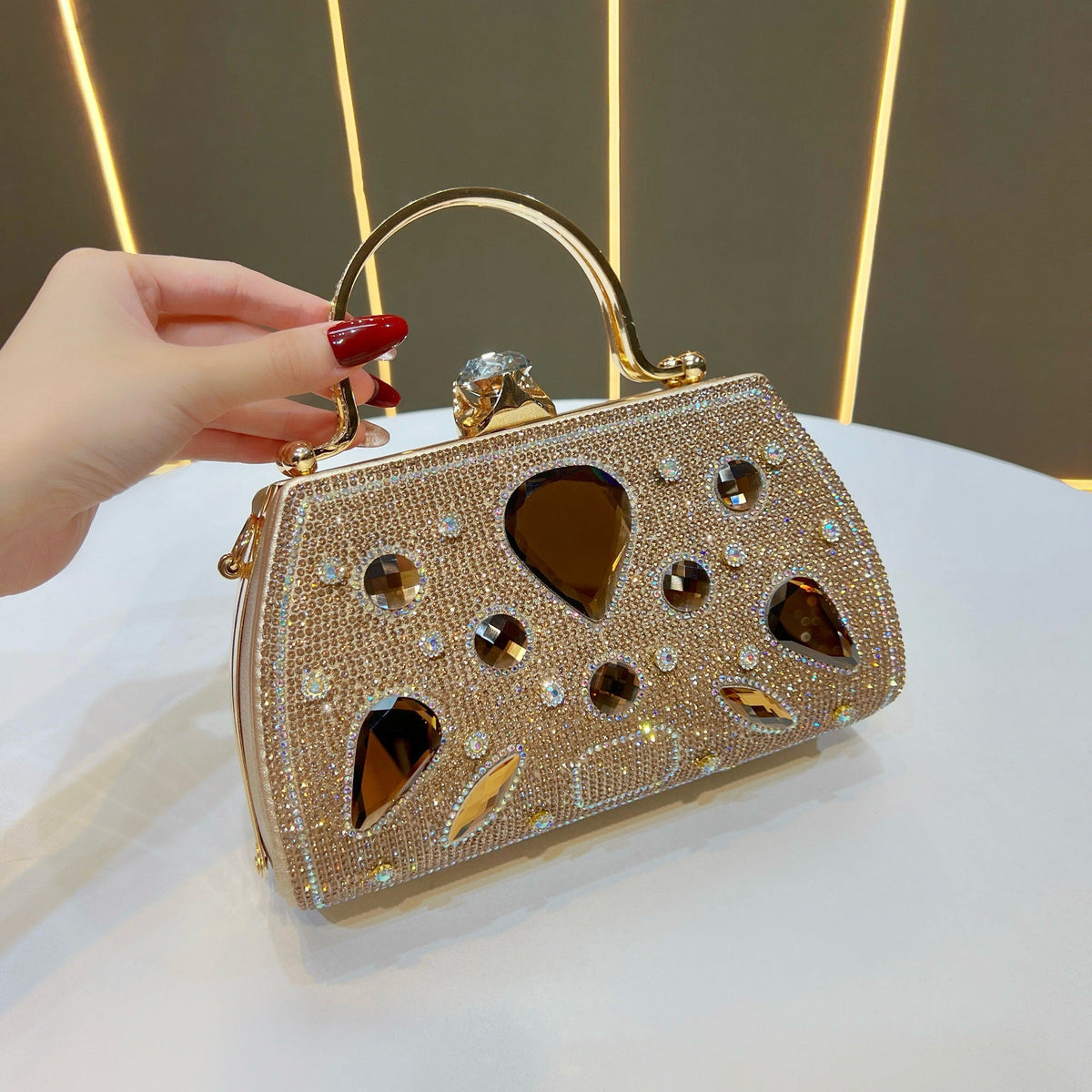 Luxury Bejeweled Evening Handbag — product view 3