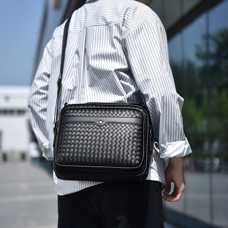 Stylish and Practical Briefcase with Braided Design LoungeYard — product view 3