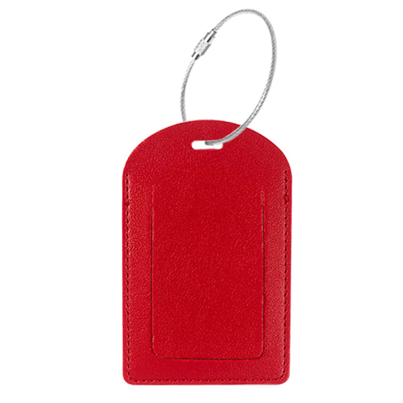 Premium Leather Travel Luggage Tag LoungeYard — product view 5