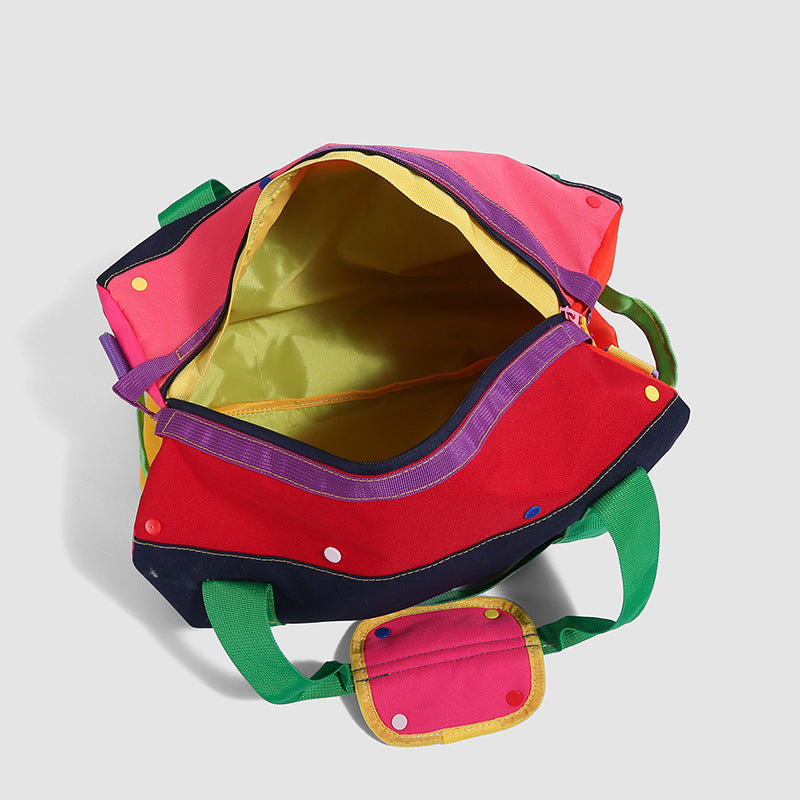 Vibrant Colorful Sports Duffle Bag LoungeYard — product view 4