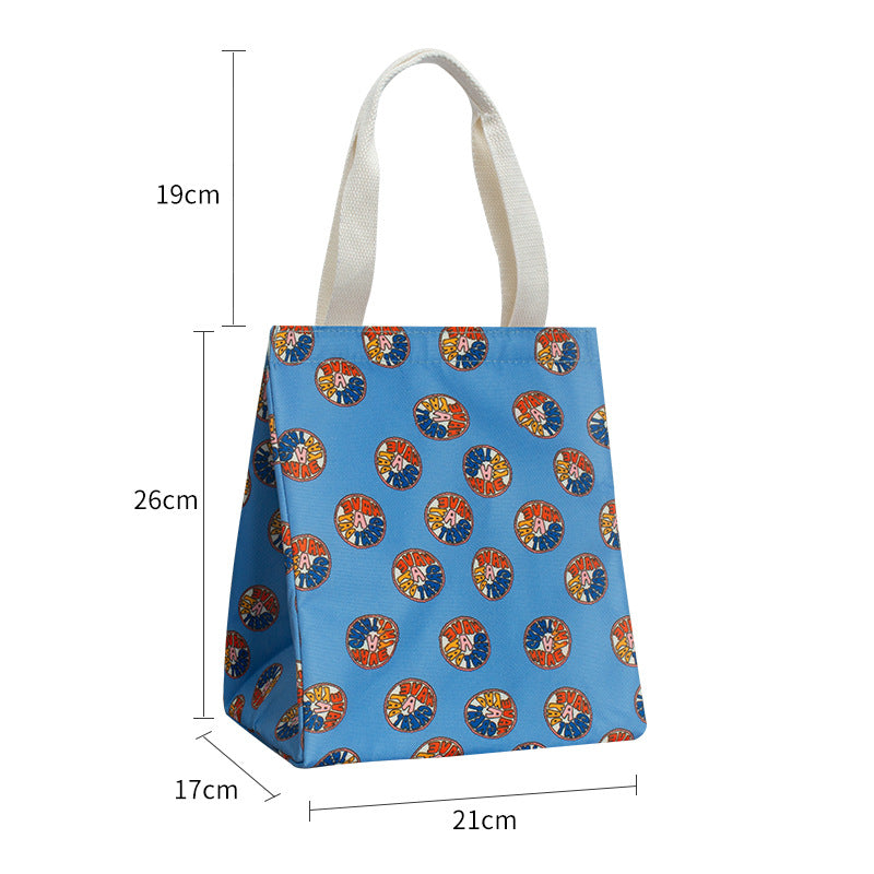 Insulated Butterfly Print Lunch Tote — product view 7