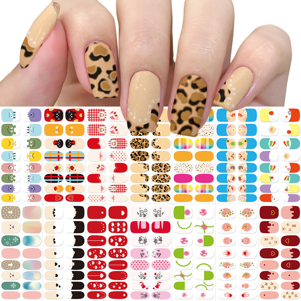 Whimsical Printed Nail Polish Strips — product view 3