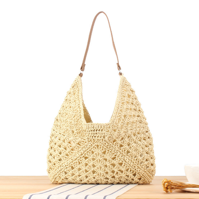 Macrame Crossbody Bag in Elegant Crocheted Design LoungeYard — product view 5