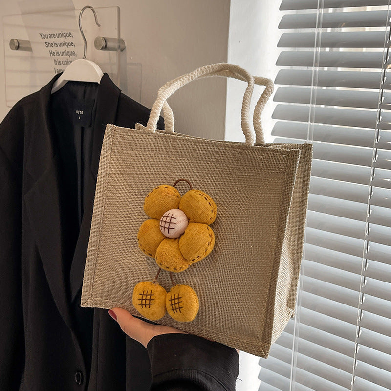Floral Accent Tote Bag — product view 1