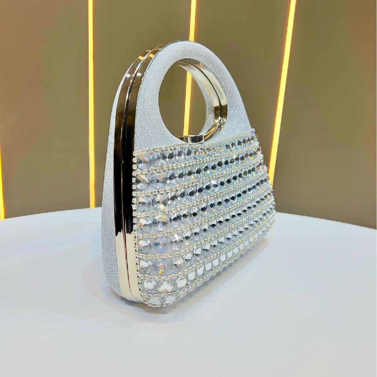 Crystal-Accented Evening Handbag — product view 2