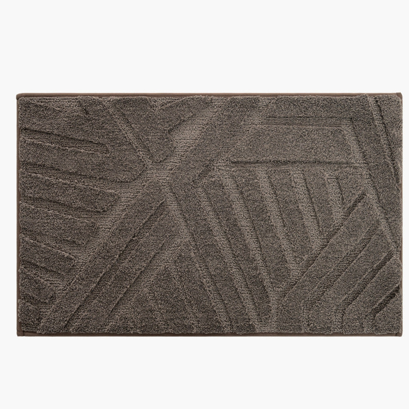 Modern Geometric Bath Mat Bowlift — product view 2