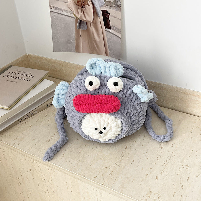 Cute Plush Mouse-Themed Backpack — product view 5