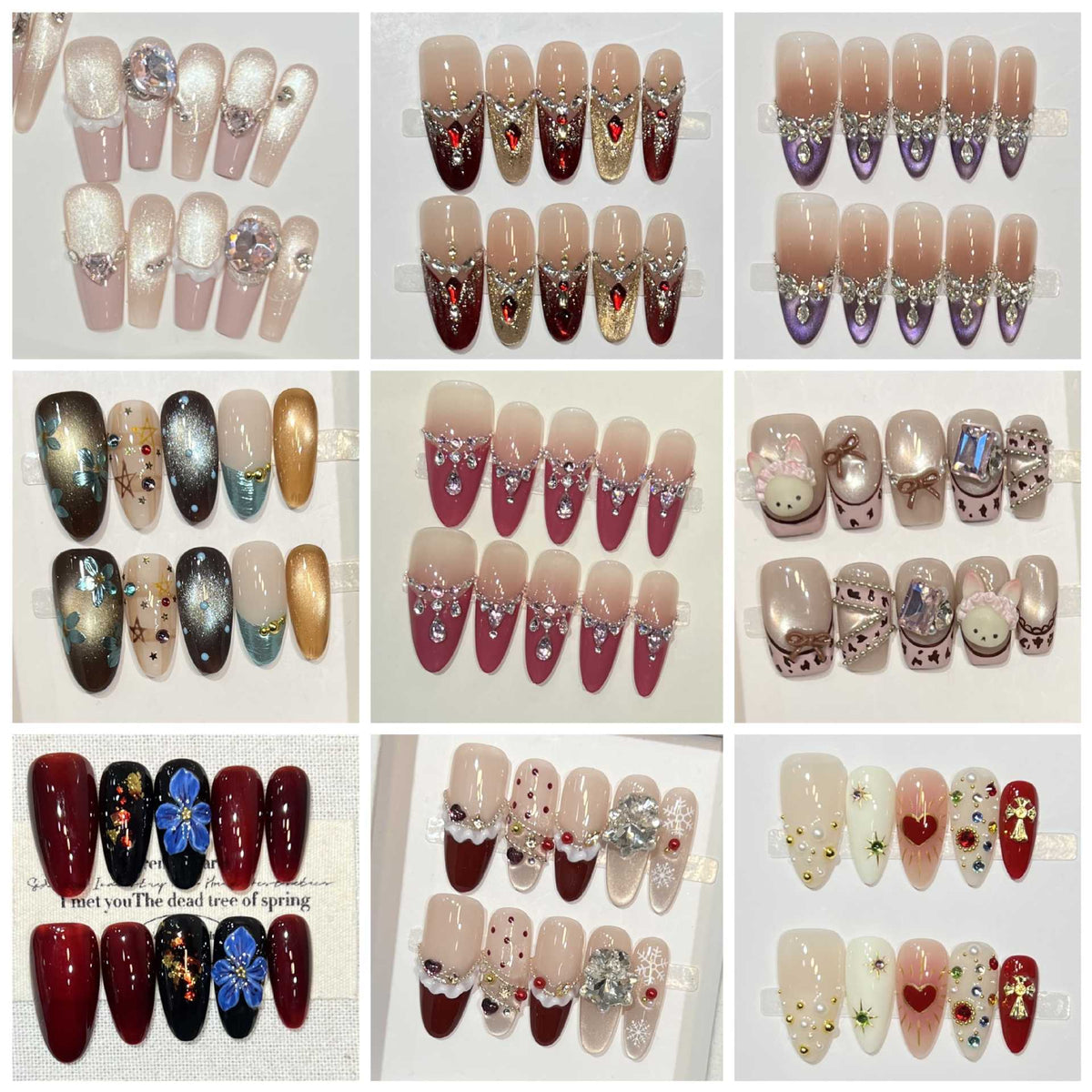 Glamorous Starry Press-On Nail Art — product view 4