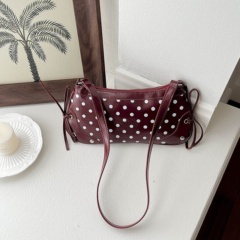 WoPolka Dot Pattern Mini Handbag LoungeYard — product view 2