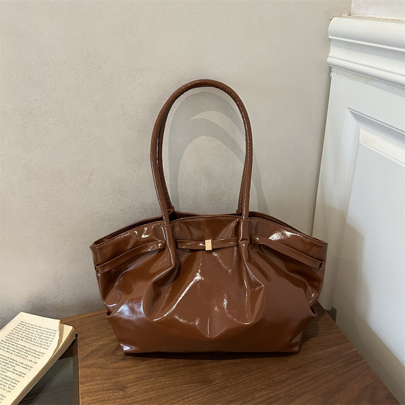 Elegant Glossy Handheld Tote — product view 6