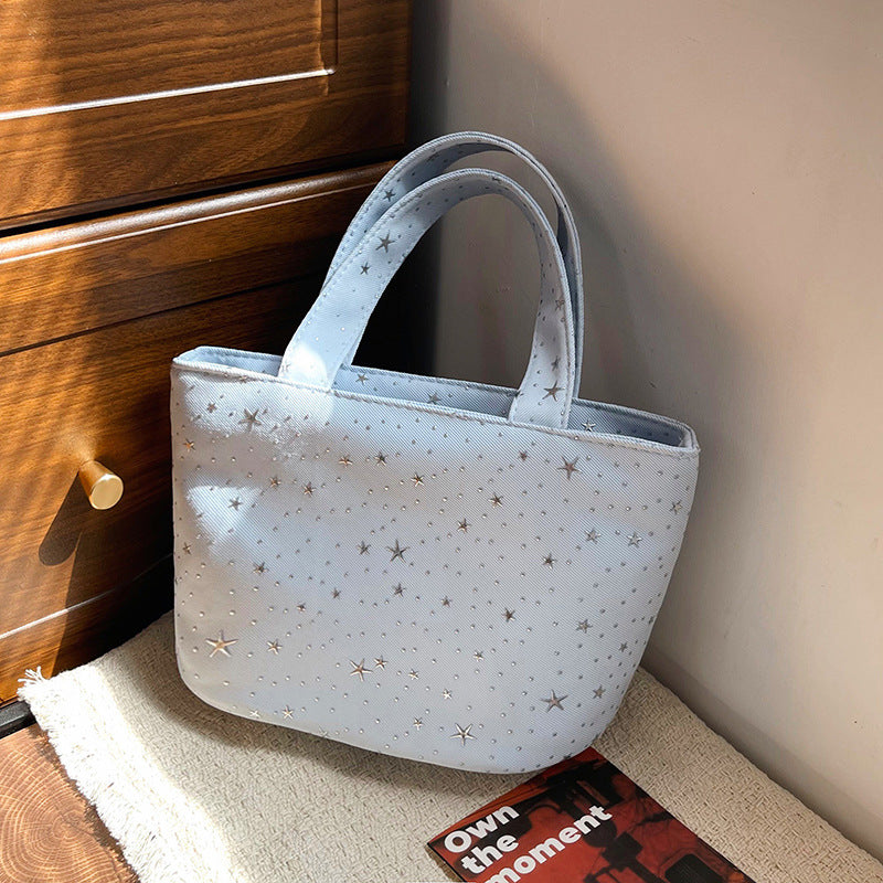 WoStar-Patterned Everyday Tote Bag LoungeYard — product view 3