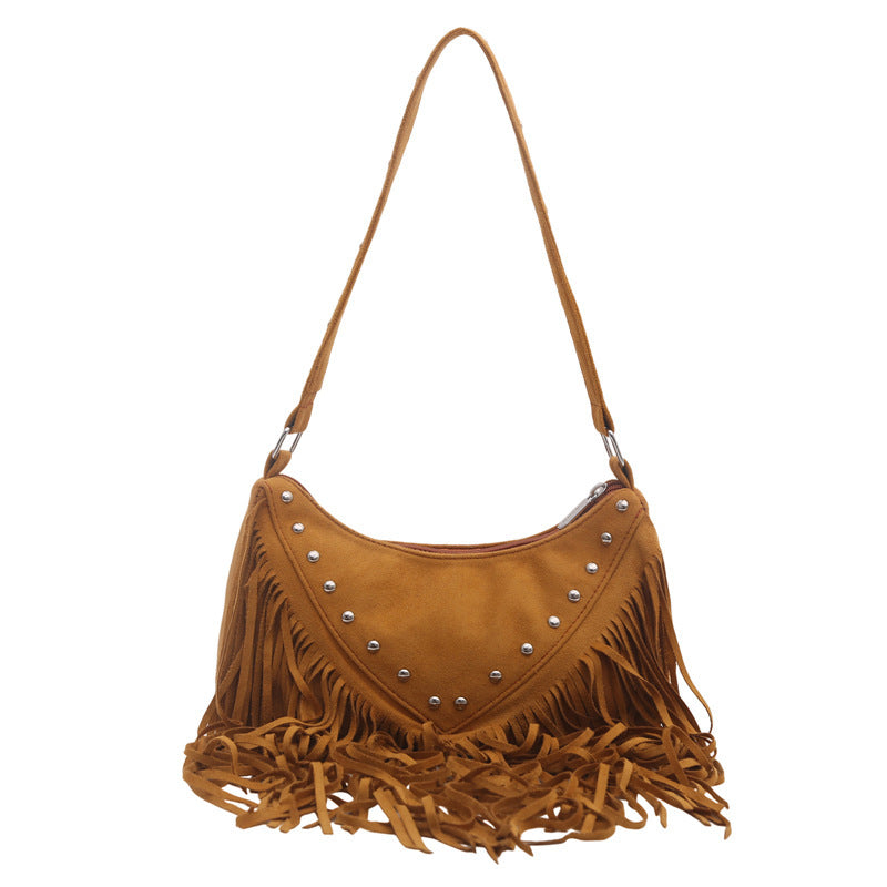 Bohemian Fringe Crossbody Handbag — product view 1