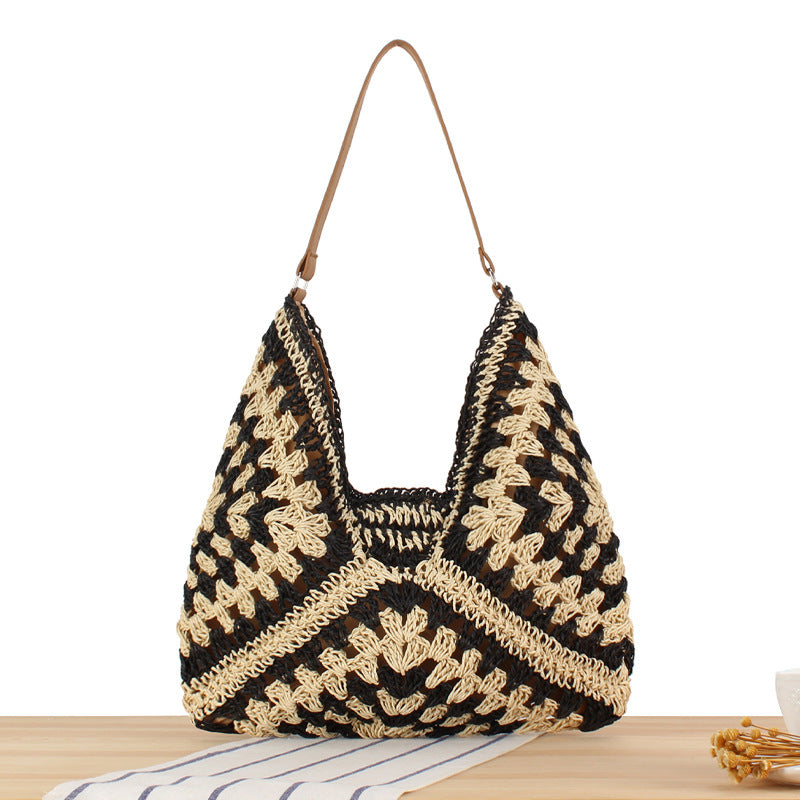 Macrame Crossbody Bag in Elegant Crocheted Design LoungeYard — product view 7