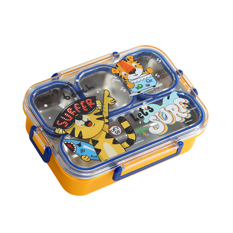 Fun-Themed Multi-Section Lunch Container — product view 3