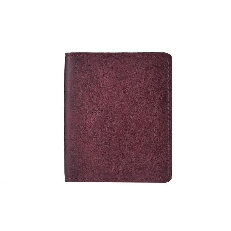 Compact Leather Travel Wallet LoungeYard — product view 4