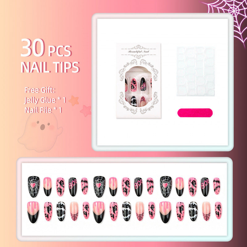 Halloween-Themed Decorative Press-On Nail Set — product view 4