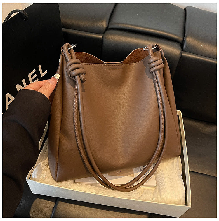 Minimalist Faux Leather Hobo Bag LoungeYard — product view 7