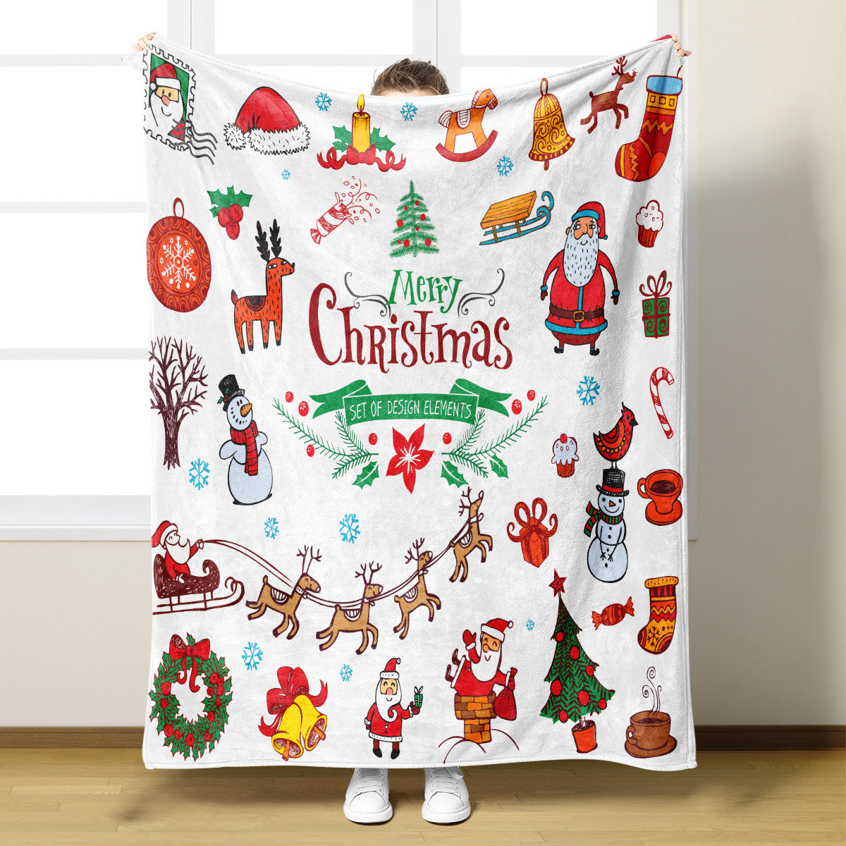 Christmas-Themed Throw Blanket — product view 7