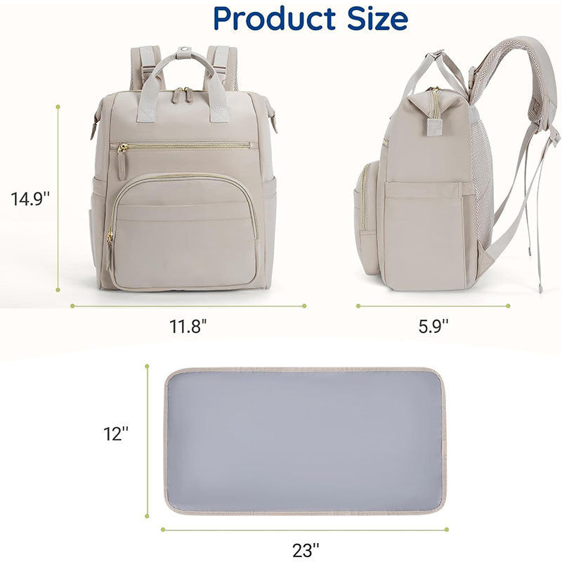 Practical laptop backpack with innovative storage space and multifunctional compartments LoungeYard — product view 2