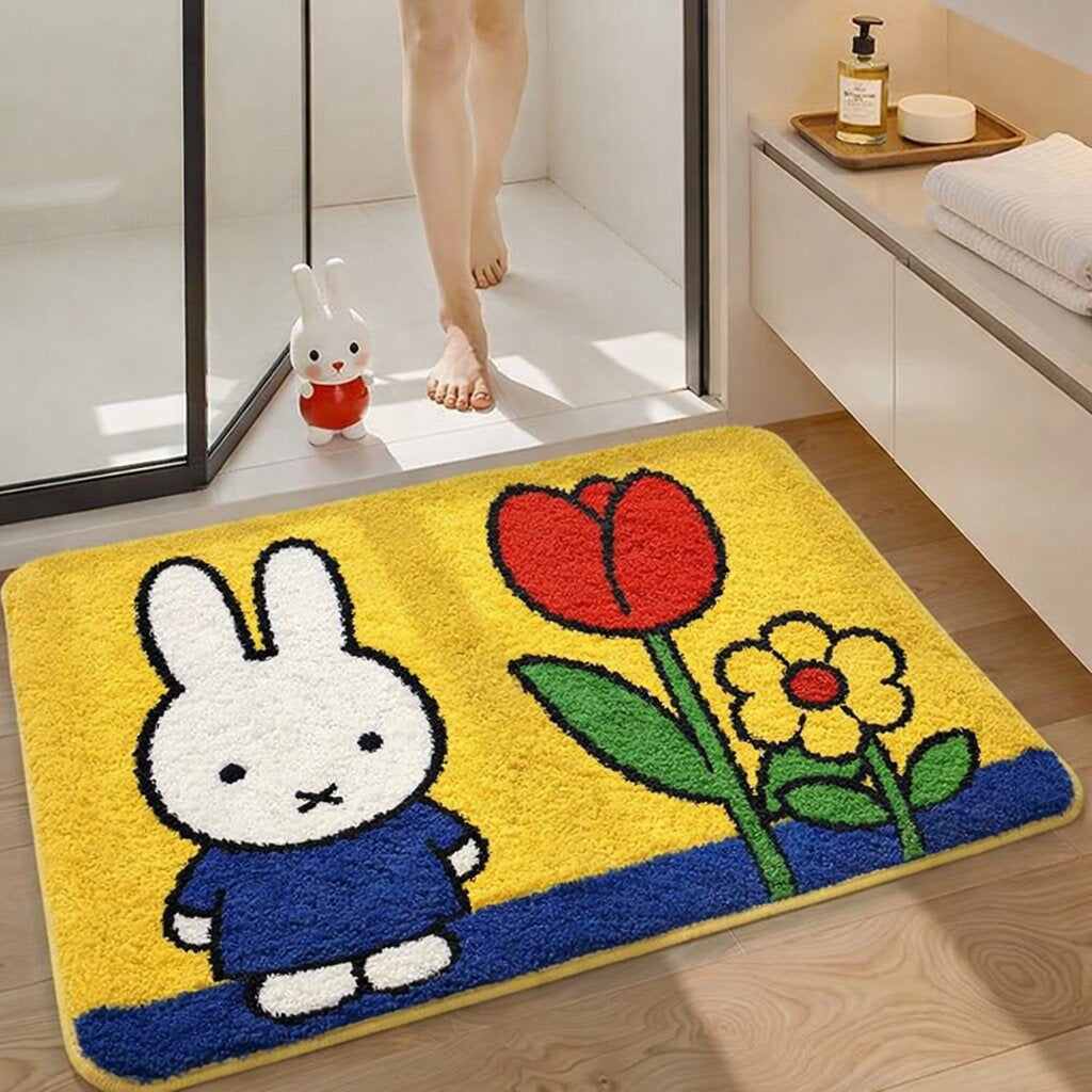 Playful Cartoon-Inspired Bathroom Rug — product view 5
