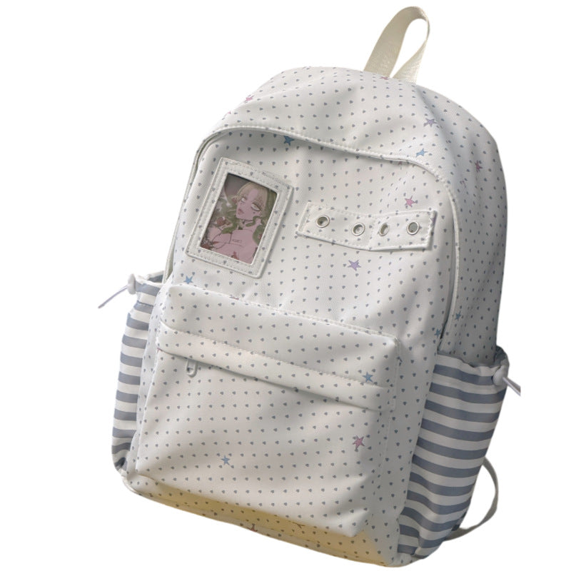 Starry Print Functional Backpack LoungeYard — product view 4