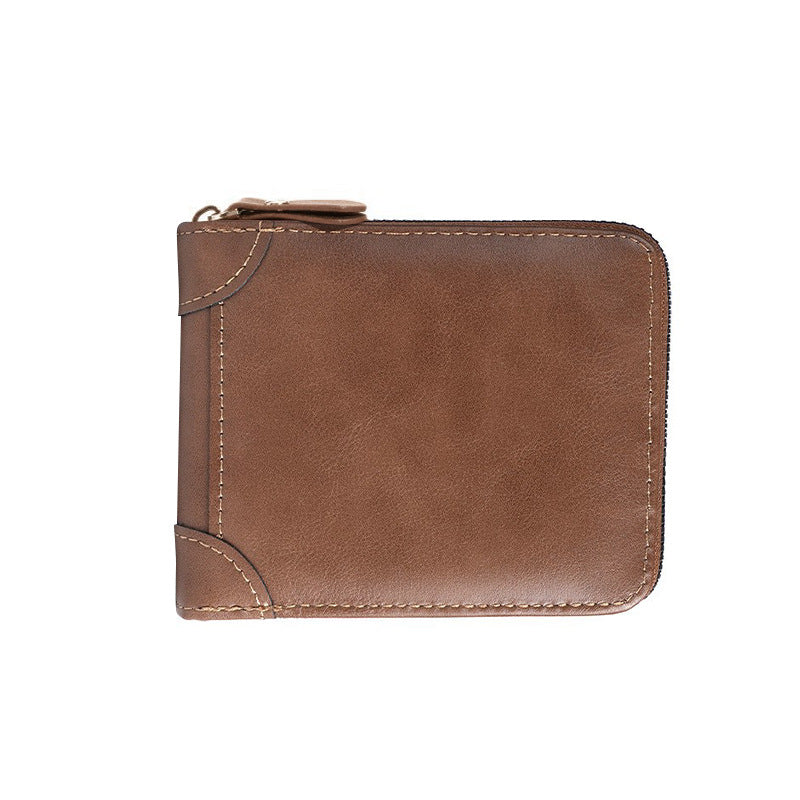 Durable Leather Zipper Wallet — product view 2
