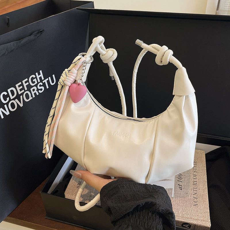 Stylish Leather Hobo Handbag LoungeYard — product view 3