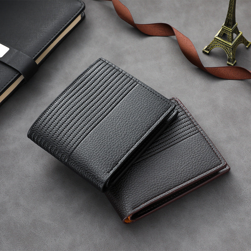 Textured Leather Card Case LoungeYard — product view 3