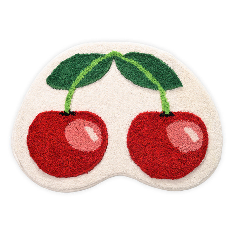 Home Decor Cherry Shaped Bath Mat Bowlift — product view 1