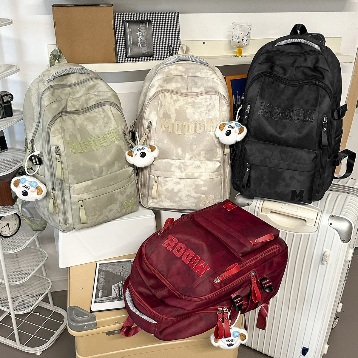 Functional Travel Backpack with Stylish Design LoungeYard — product view 4